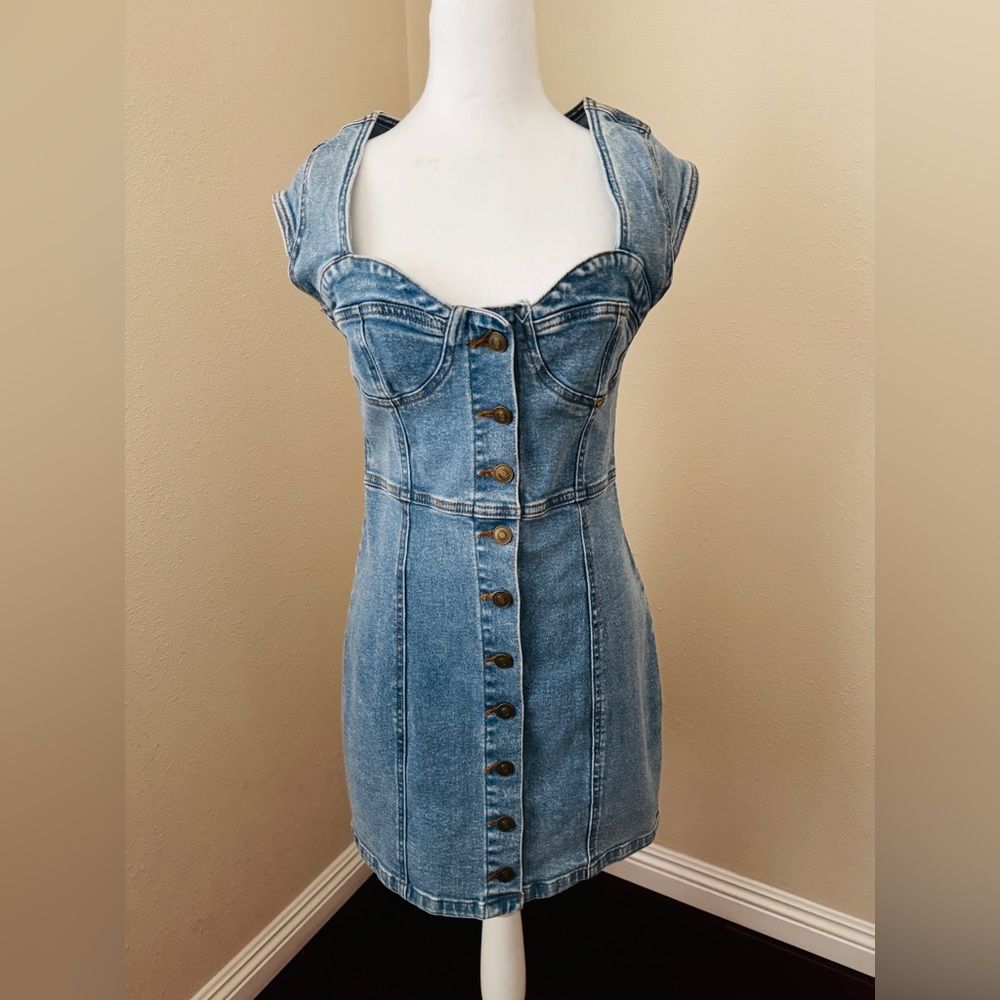 Denim dress Size S